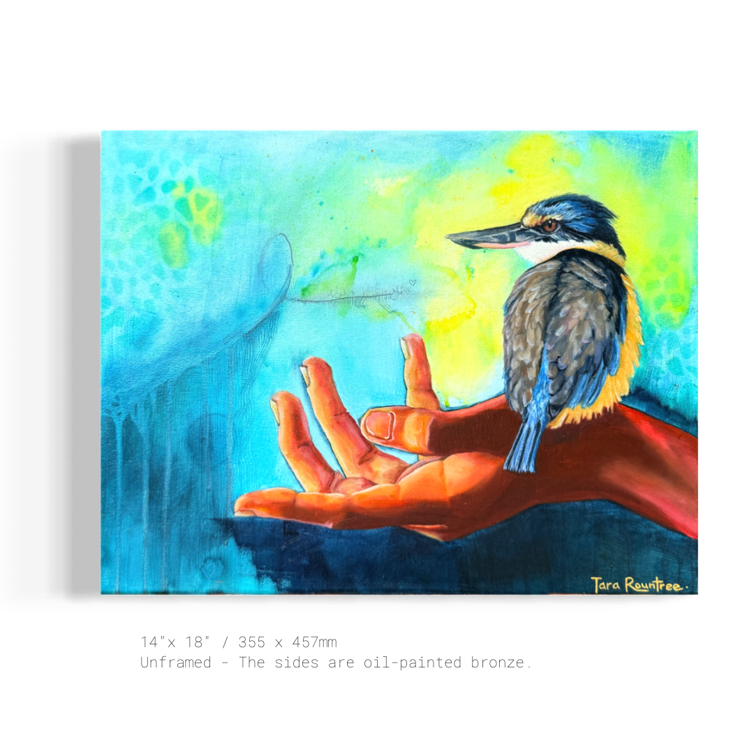 Courage - Original Oil Painting by New Zealand Artist Tara Rountree