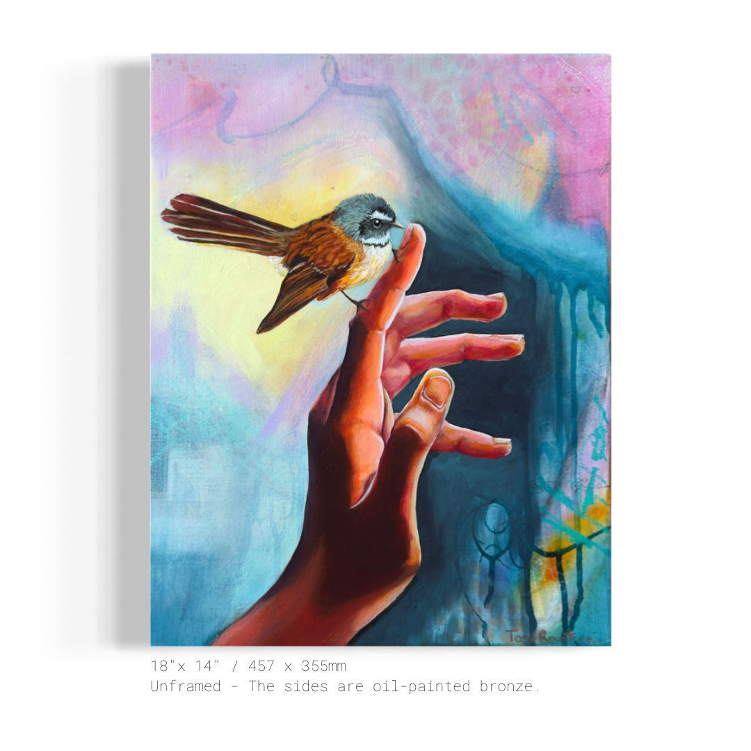 Fleeting Moments - Original Oil Painting by New Zealand Artist Tara Rountree