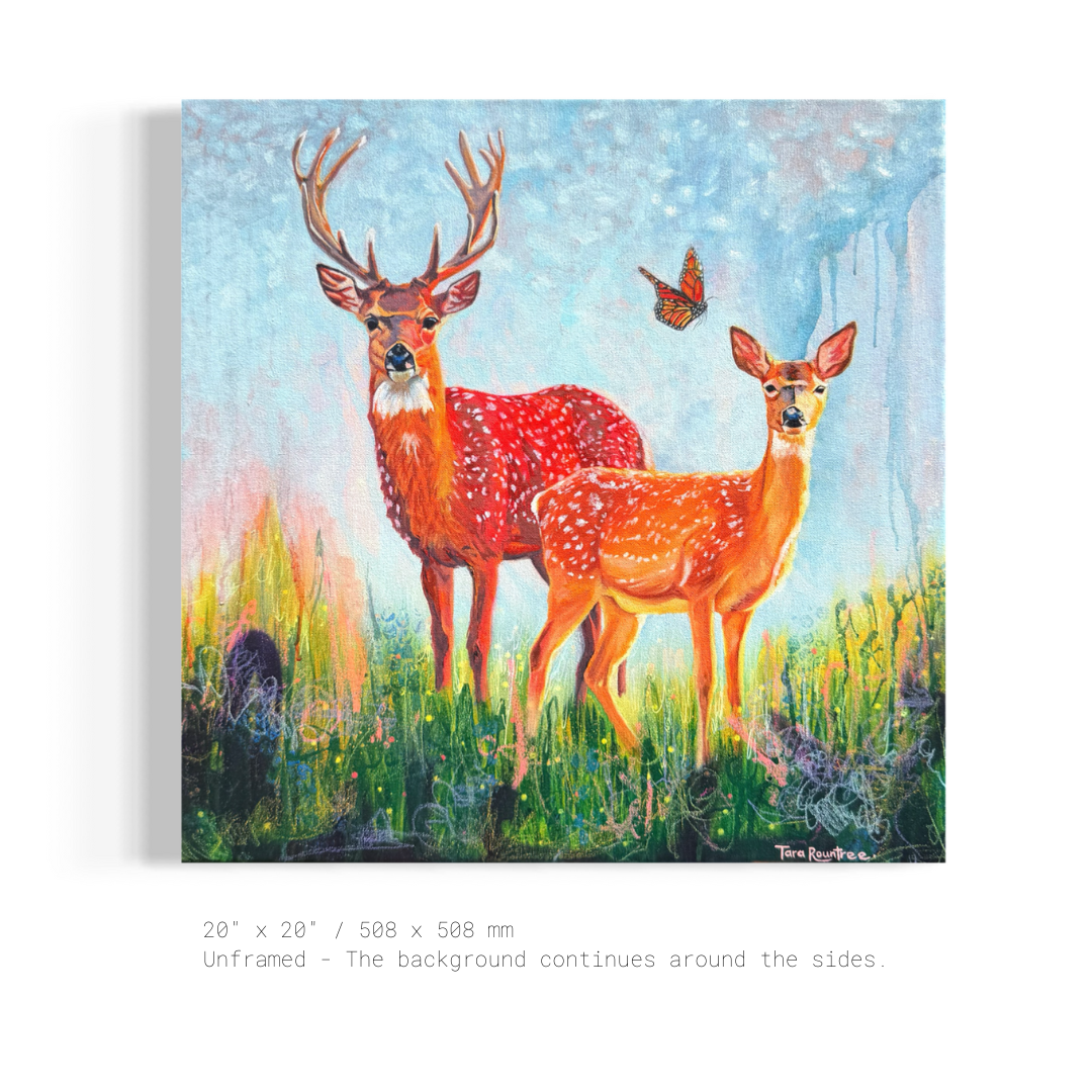 The Wild - Original Oil Painting by New Zealand Artist Tara Rountree