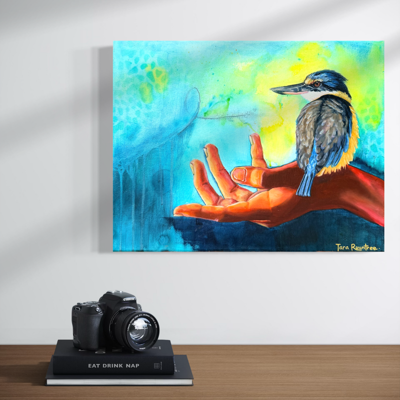 Courage - Original Oil Painting by New Zealand Artist Tara Rountree