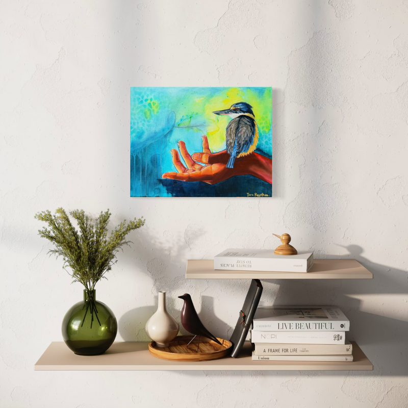 Courage - Original Oil Painting by New Zealand Artist Tara Rountree