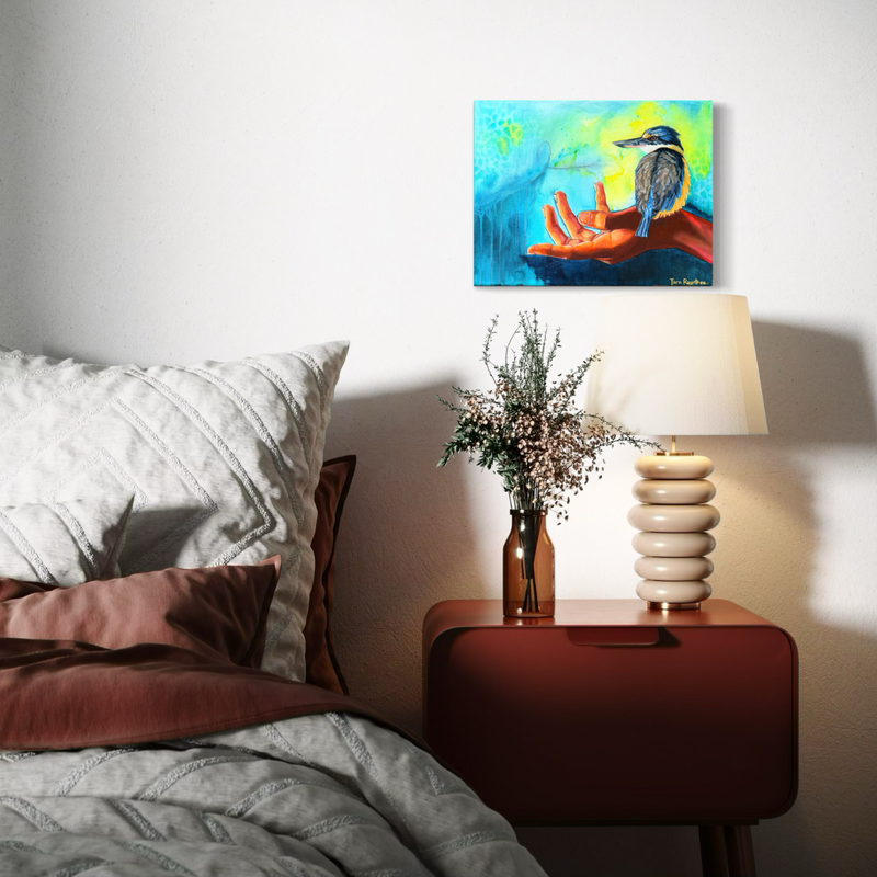 Courage - Original Oil Painting by New Zealand Artist Tara Rountree
