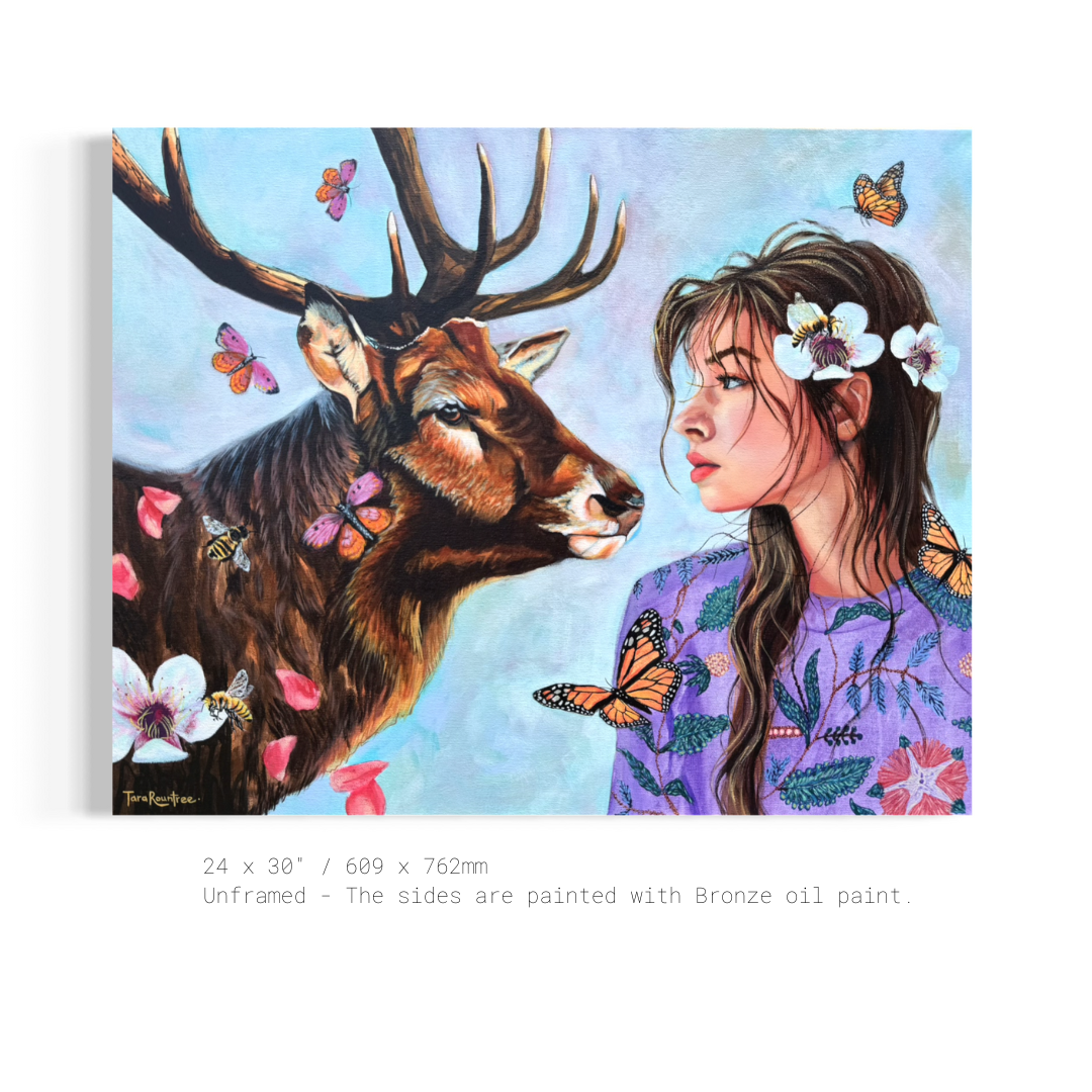 Enigma. - Original Oil Painting by New Zealand Artist Tara Rountree