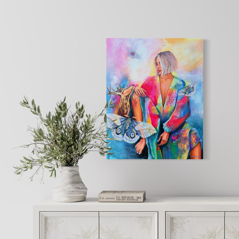 Enlightened - Original Oil Painting by New Zealand Artist Tara Rountree