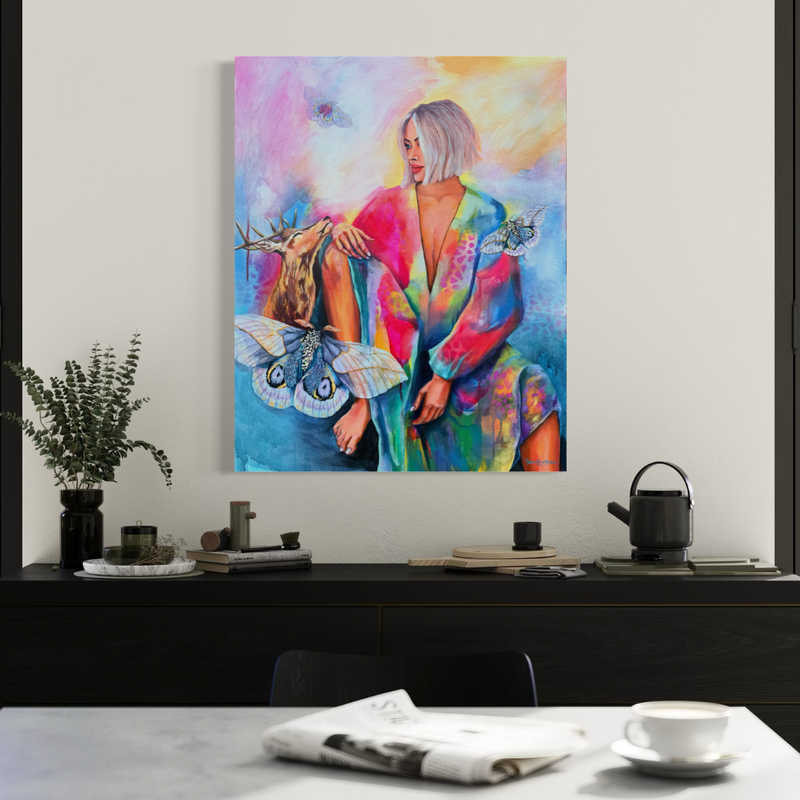 Enlightened - Original Oil Painting by New Zealand Artist Tara Rountree