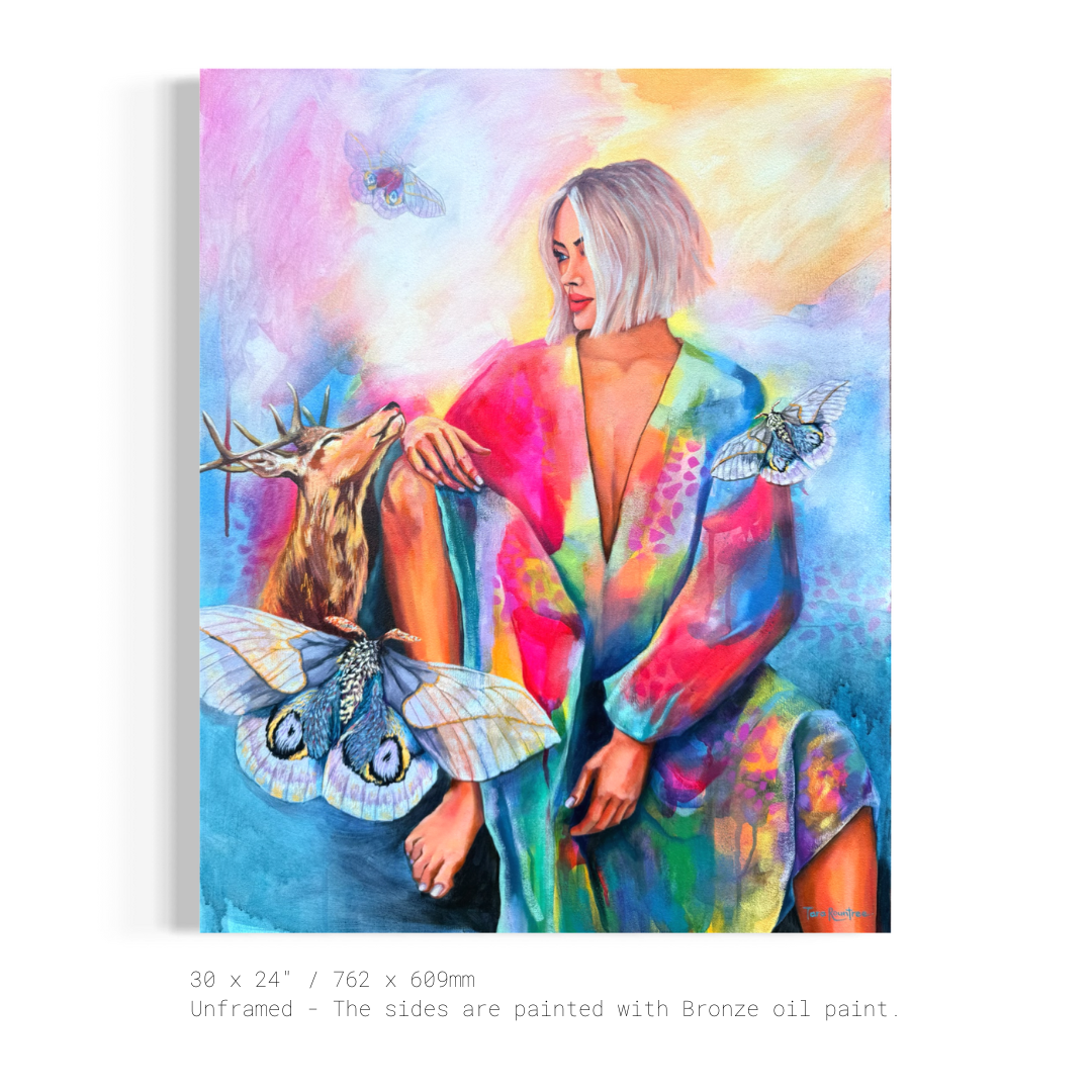 Enlightened - Original Oil Painting by New Zealand Artist Tara Rountree