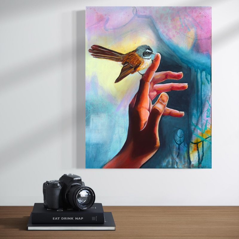 Fleeting Moments - Original Oil Painting by New Zealand Artist Tara Rountree