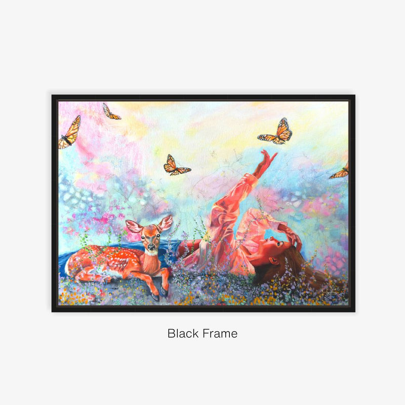 Framed Canvas Print - Enchantment - Reproduction Print - NZ Artist Tara Rountree