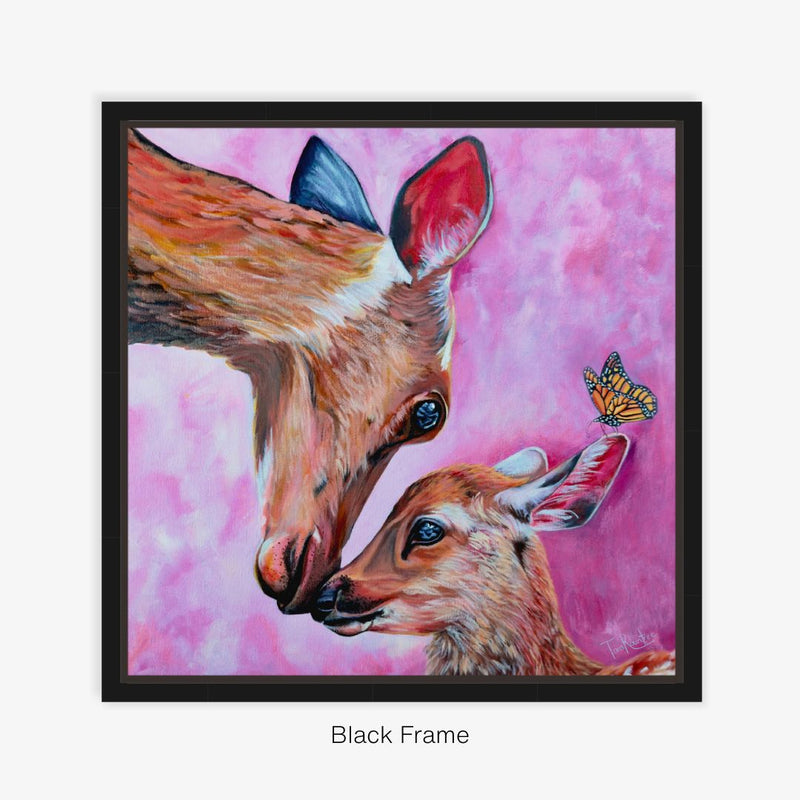 Framed Canvas Print - New Life - Reproduction Print - NZ Artist Tara Rountree
