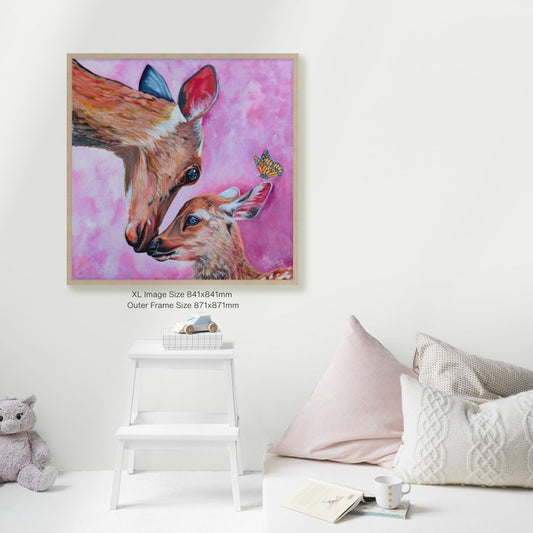 Framed Canvas Print - New Life - Reproduction Print - NZ Artist Tara Rountree