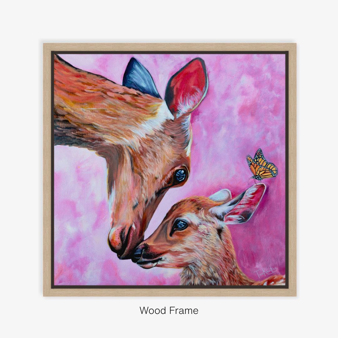 Framed Canvas Print - New Life - Reproduction Print - NZ Artist Tara Rountree