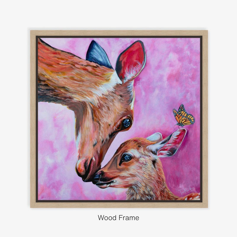 Framed Canvas Print - New Life - Reproduction Print - NZ Artist Tara Rountree