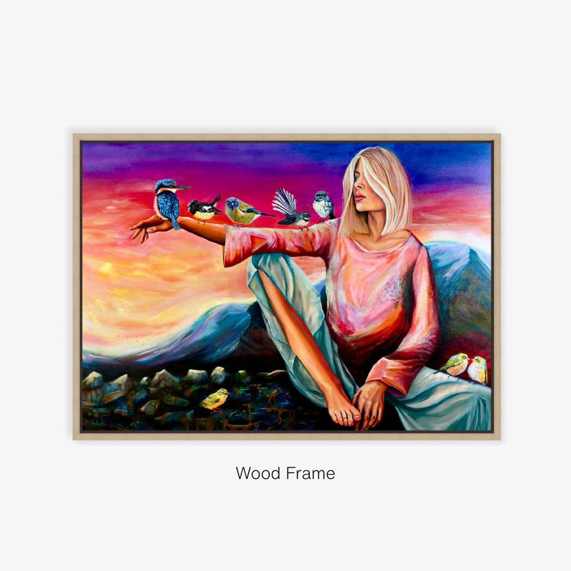Framed Canvas Print - Trust - Reproduction Print - NZ Artist Tara Rountree