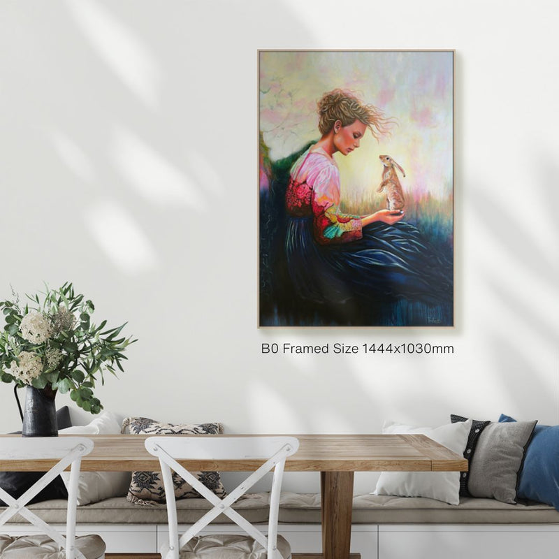 Framed Canvas Print - Harmony - Reproduction Print - NZ Artist Tara Rountree