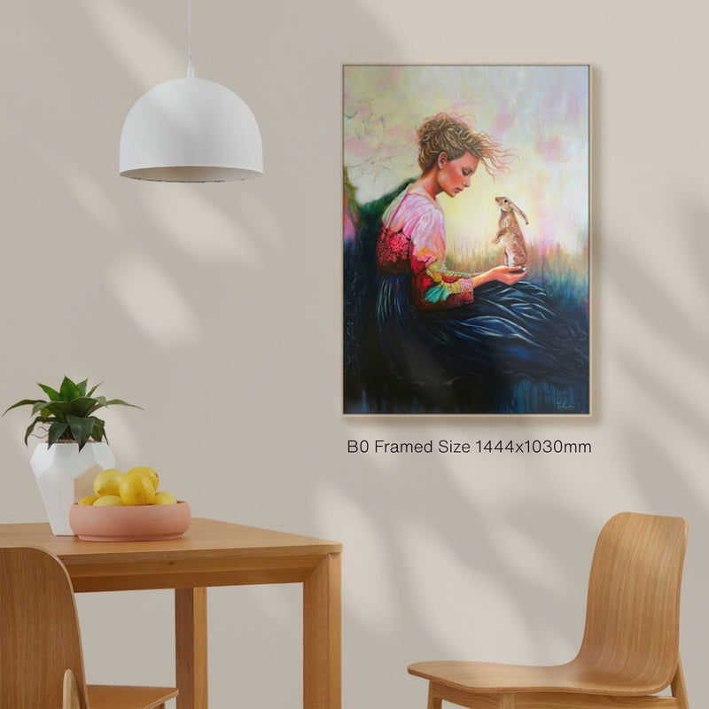 Framed Canvas Print - Harmony - Reproduction Print - NZ Artist Tara Rountree