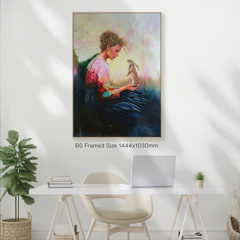 Framed Canvas Print - Harmony - Reproduction Print - NZ Artist Tara Rountree