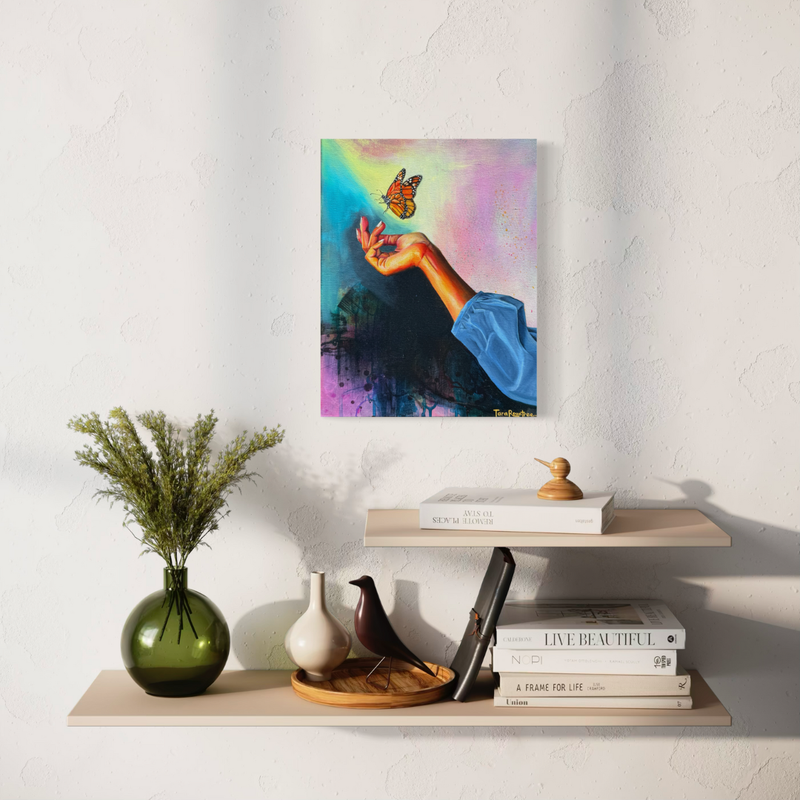 Harmony and Connection - Original Oil Painting by New Zealand Artist Tara Rountree