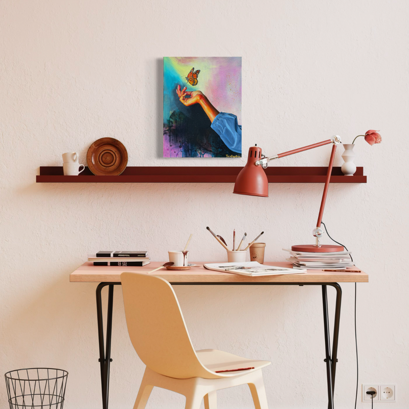 Harmony and Connection - Original Oil Painting by New Zealand Artist Tara Rountree