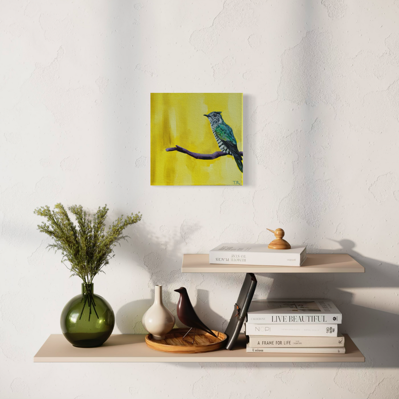 Shining Cuckoo - Original Oil Painting by New Zealand Artist Tara Rountree