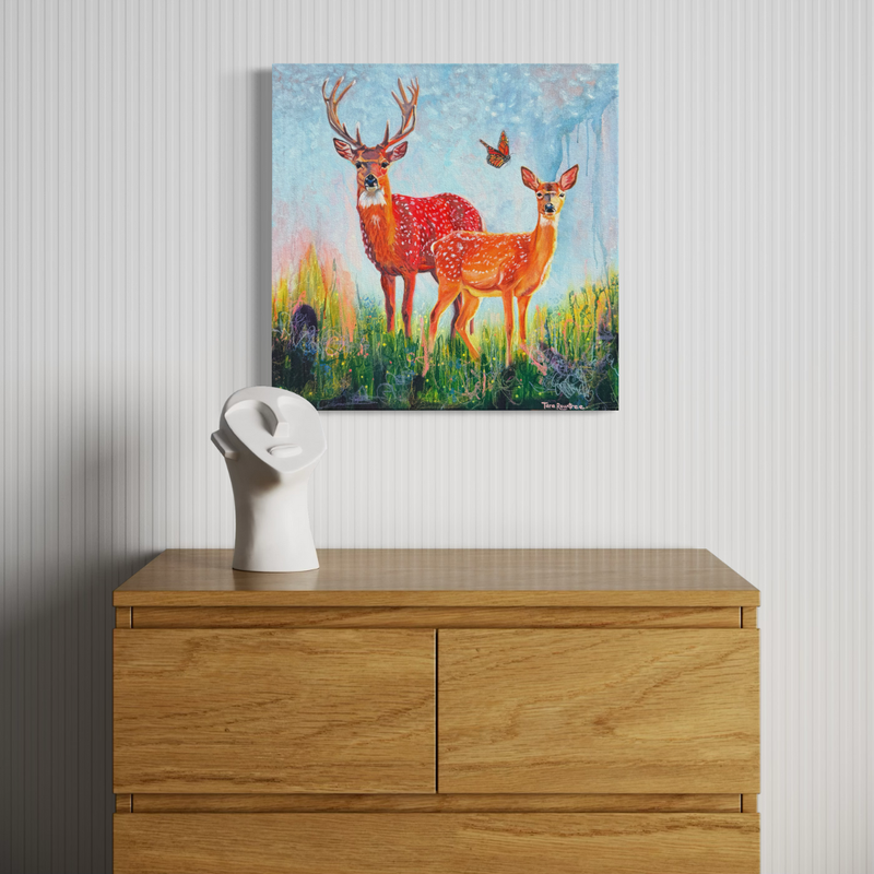 The Wild - Original Oil Painting by New Zealand Artist Tara Rountree