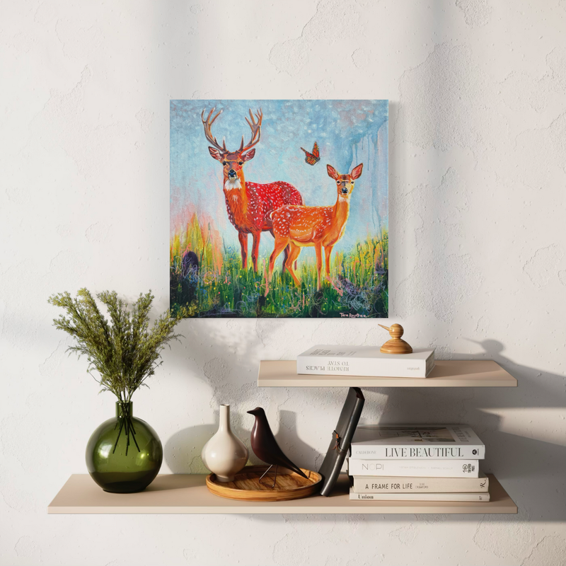 The Wild - Original Oil Painting by New Zealand Artist Tara Rountree