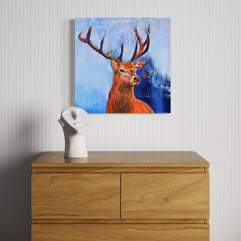 Watchful - Original Oil Painting by New Zealand Artist Tara Rountree