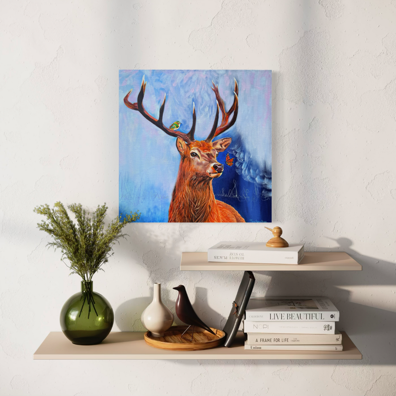 Watchful - Original Oil Painting by New Zealand Artist Tara Rountree